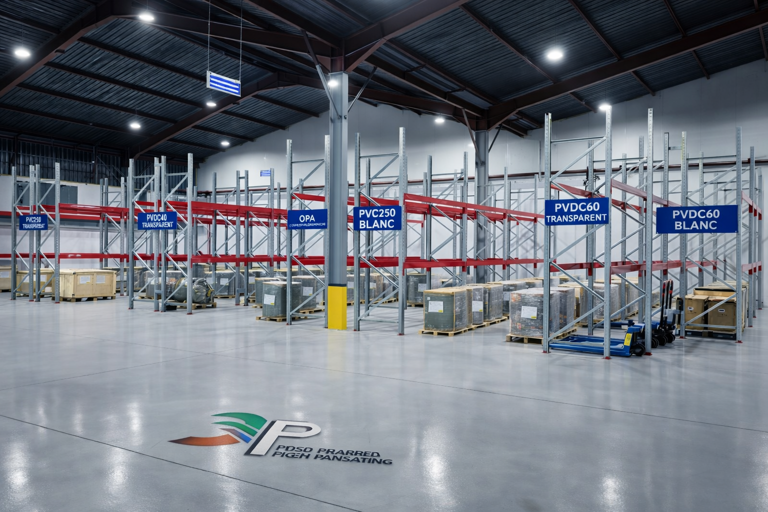 Stock sécurisé de matières premières